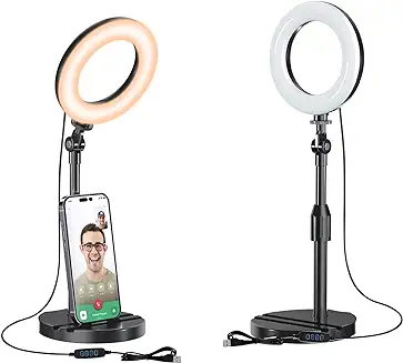 Live Desktop Ring Light